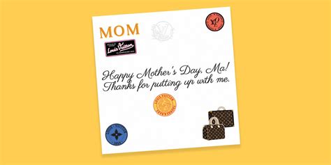 louis vuitton mothers day card|You Can Send Your Mom a (Free) Louis Vuitton E.